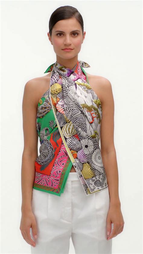 hermes silk knots price|hermes scarf as a top.